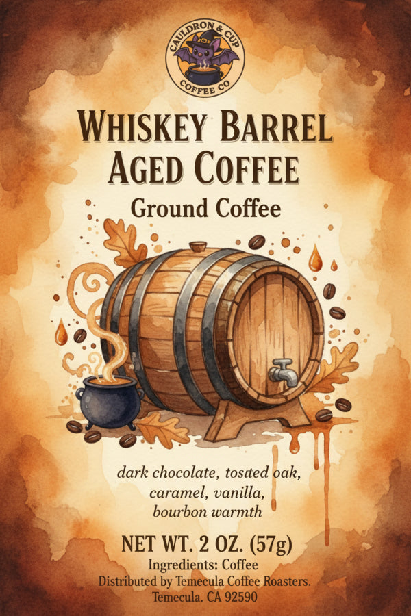 Best seller! Whiskey Barrel Aged Coffee - Bourbon Barrel Aged Guatemalan Beans