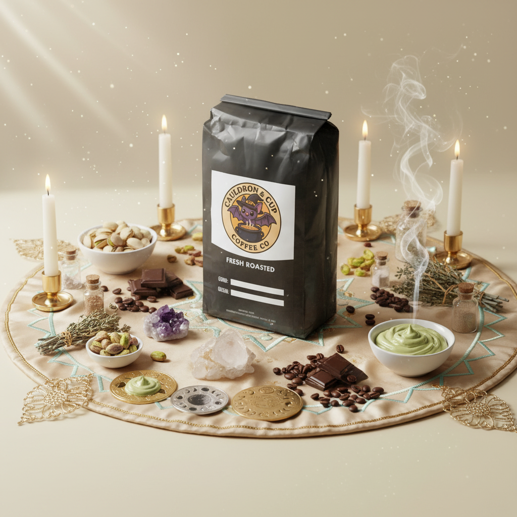 Dubai Chocolate Coffee - Witchy Pistachio Chocolate Ritual