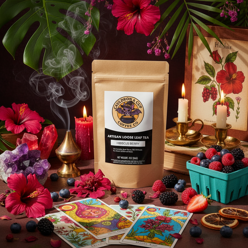 Hibiscus Berry Tea - Berry Witchy Vibes with Kraft Bag