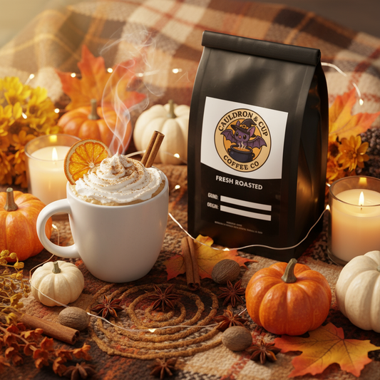 Pumpkin Spice Coffee - Bright Witchy Autumn Product Image