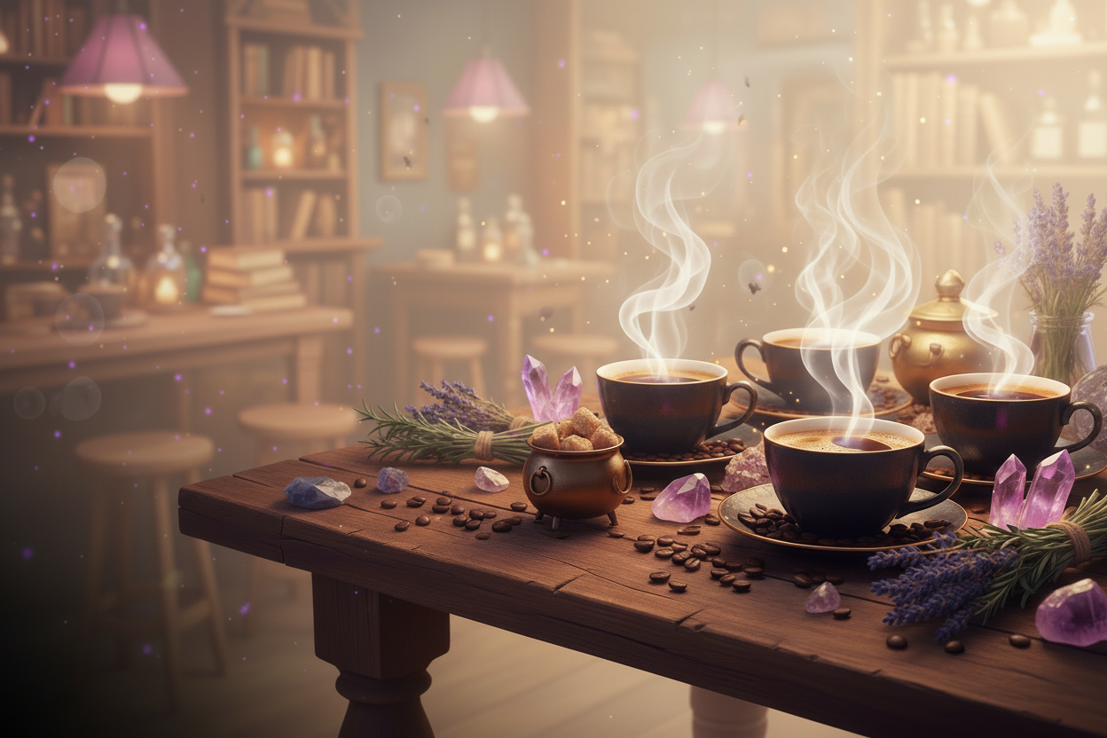 Shorter Whimsical Coffee Banner