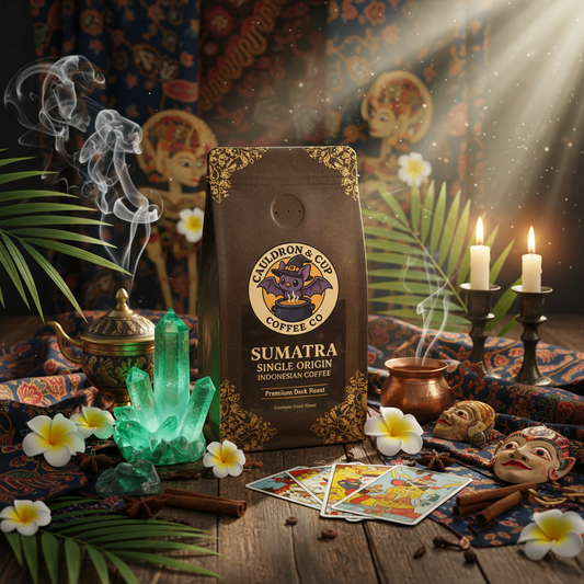 Sumatra Coffee - Indonesian Cultural Witchy Vibes with Logo